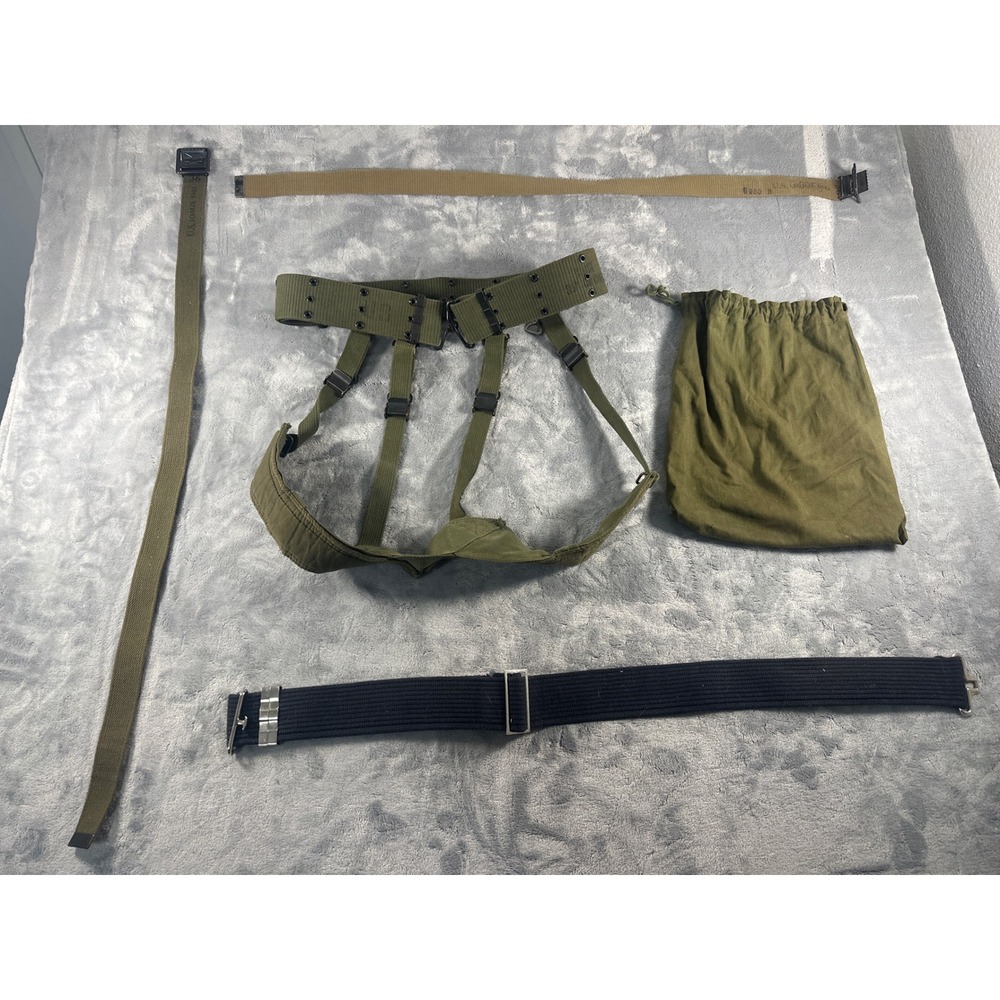 Vintage WWII US Military Field Gear Lot 1943 1945